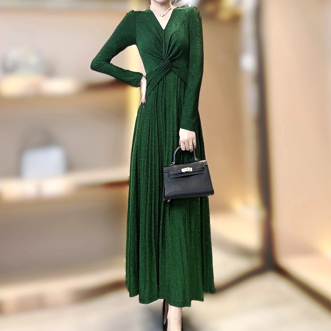 名媛轻奢小礼服复古花高级感气质时尚连衣裙女-82680