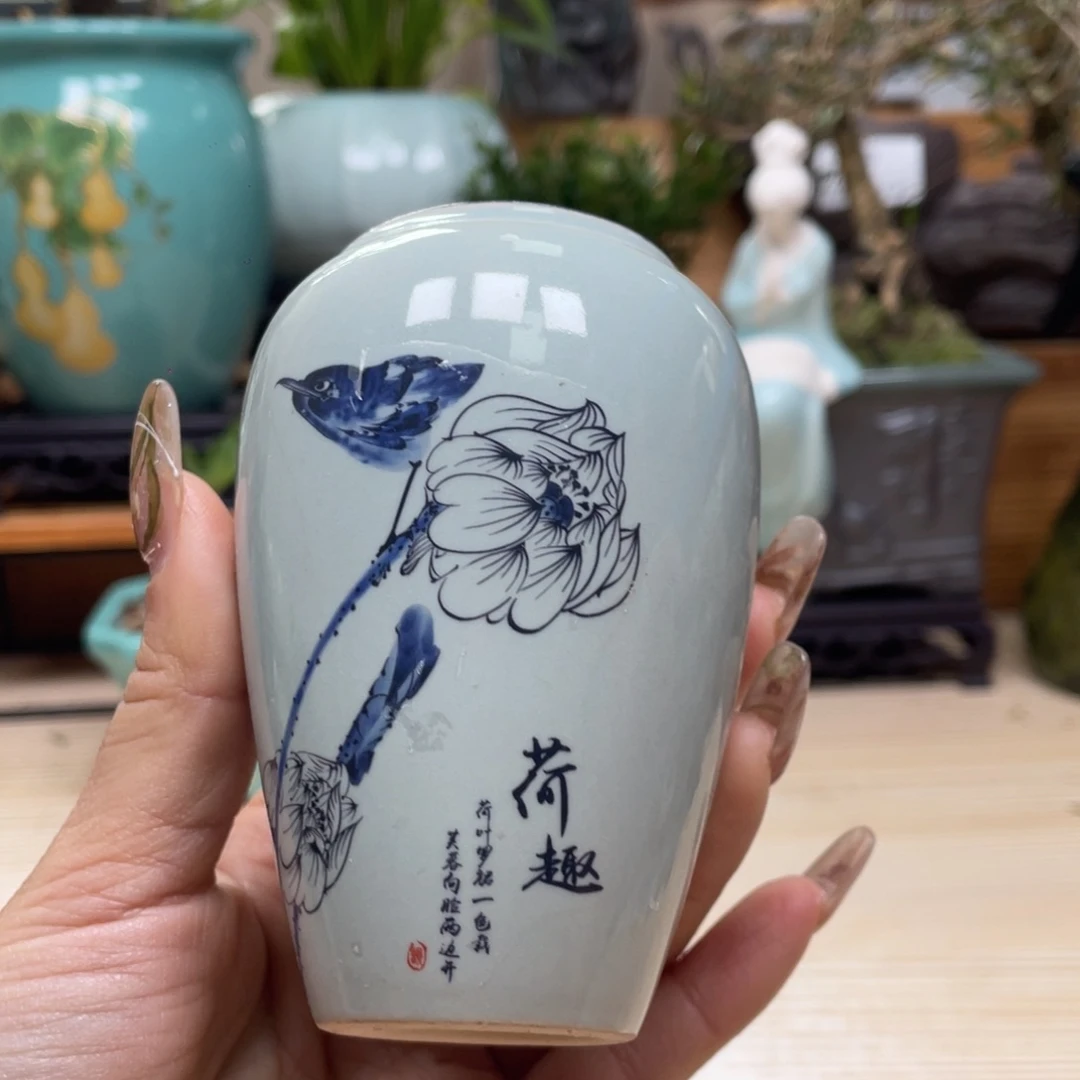 紫砂花盆陶瓷艺术花盆陶瓷