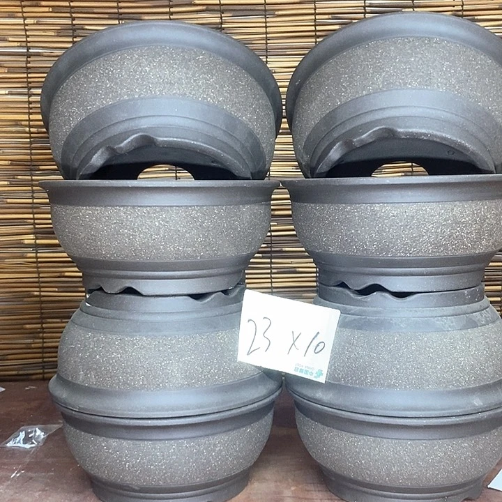 紫砂花盆紫金庄园