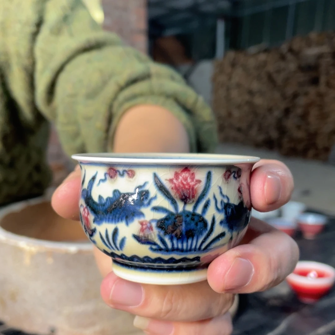 哎***高温颜色釉主人杯