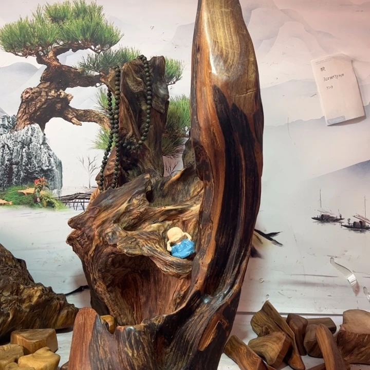 金***金木一物一拍风化摆件210元