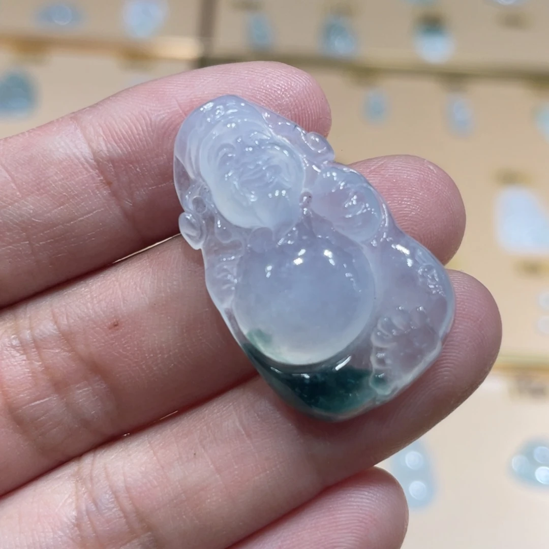 颈饰未镶嵌翡翠财爷