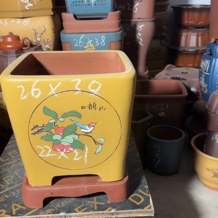 紫砂花盆紫砂花盆