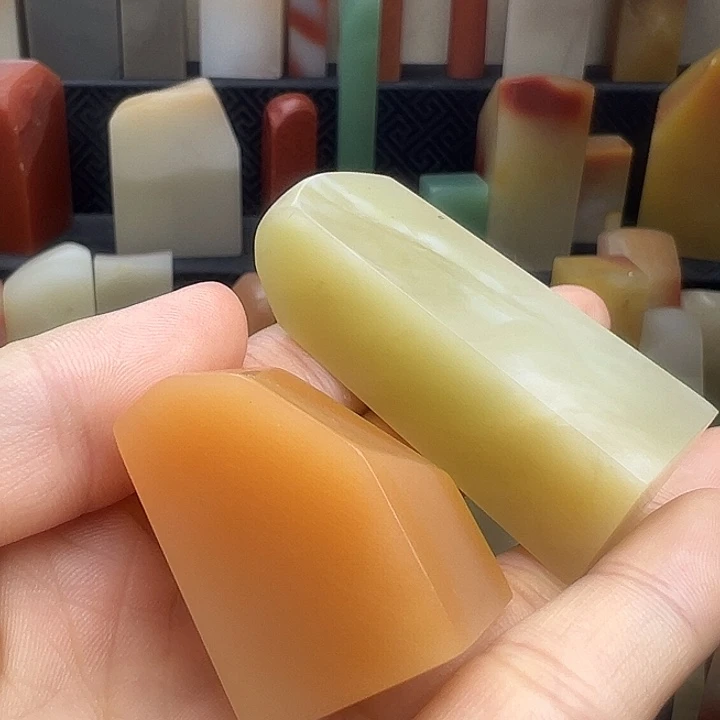 七***下寿山石印石我老挝