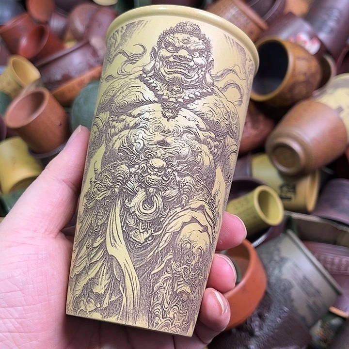 紫砂茶杯全手工紫砂主人杯