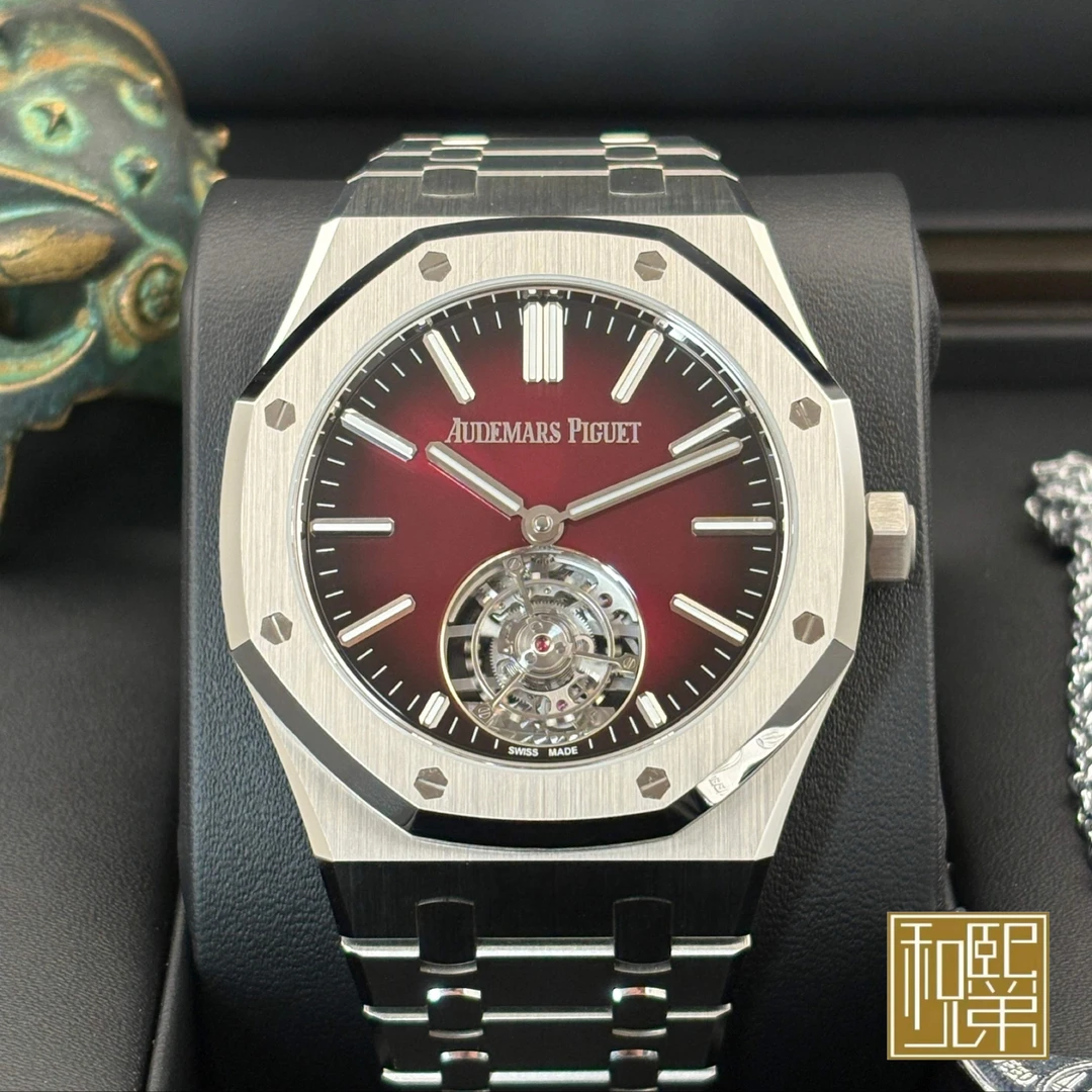 99新 Audemars Piguet/爱彼 皇家橡树/26730ST/陀飞轮/24全/41