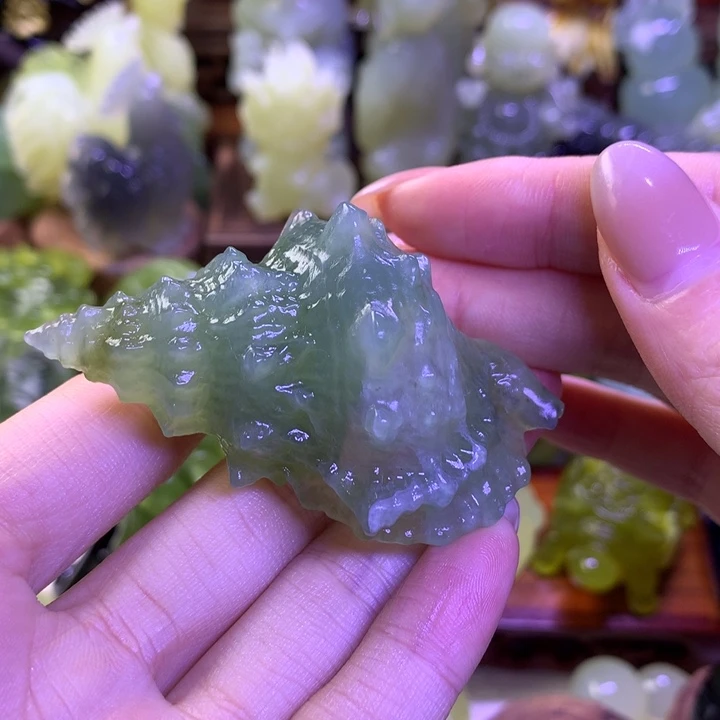 岫玉未镶嵌手把件