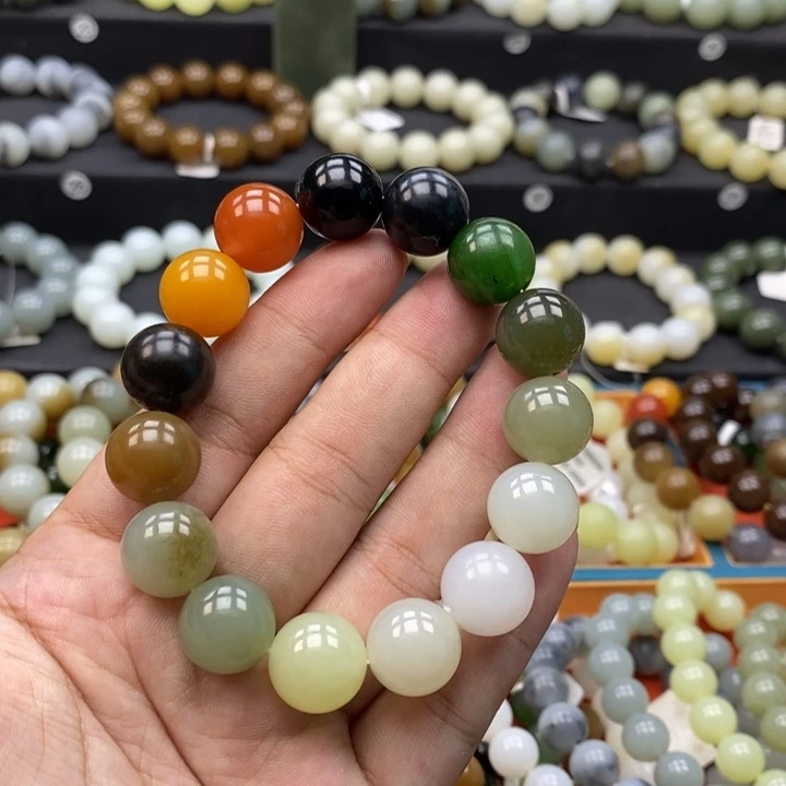 未镶嵌手串和田玉Q卡14