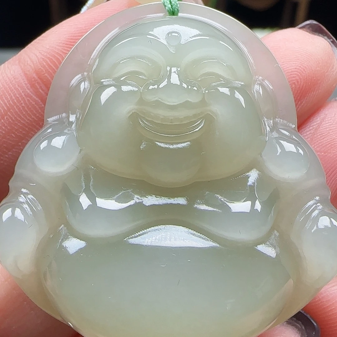 和田玉未镶嵌吊坠(赠链)