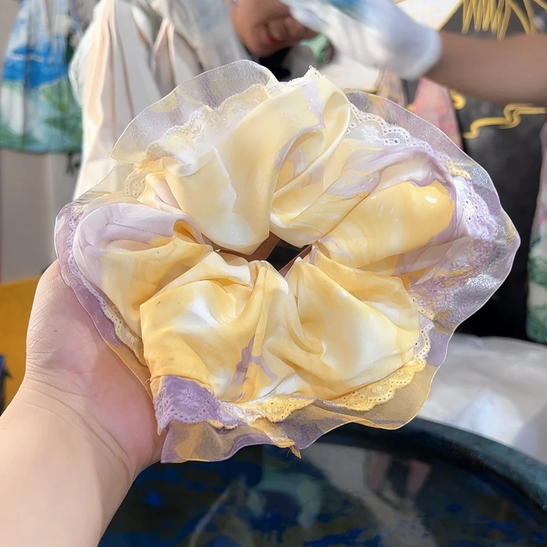 448精品蕾丝发圈手作