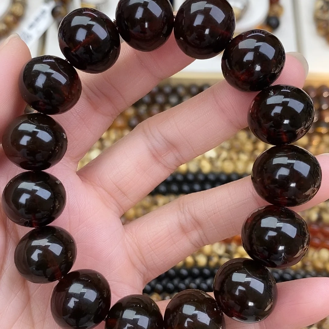 怣***鱼琥珀未镶嵌裸石琥珀16