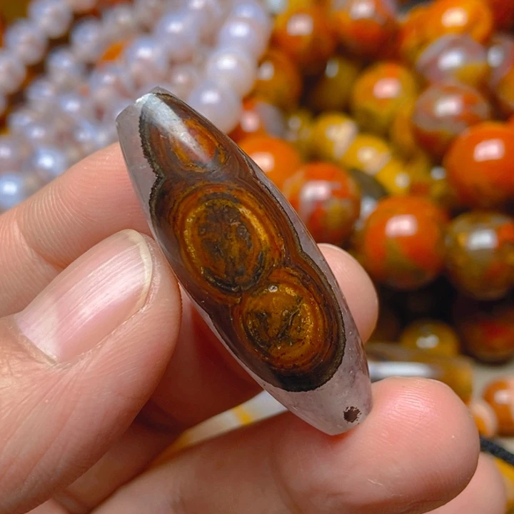 玛瑙/玉髓未镶嵌吊坠