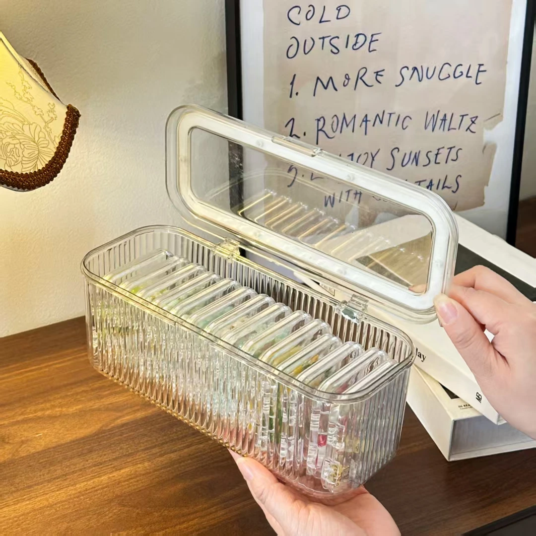 手串收纳盒透明亚克力水晶手链项链专用首饰盒便捷防氧化手链盒