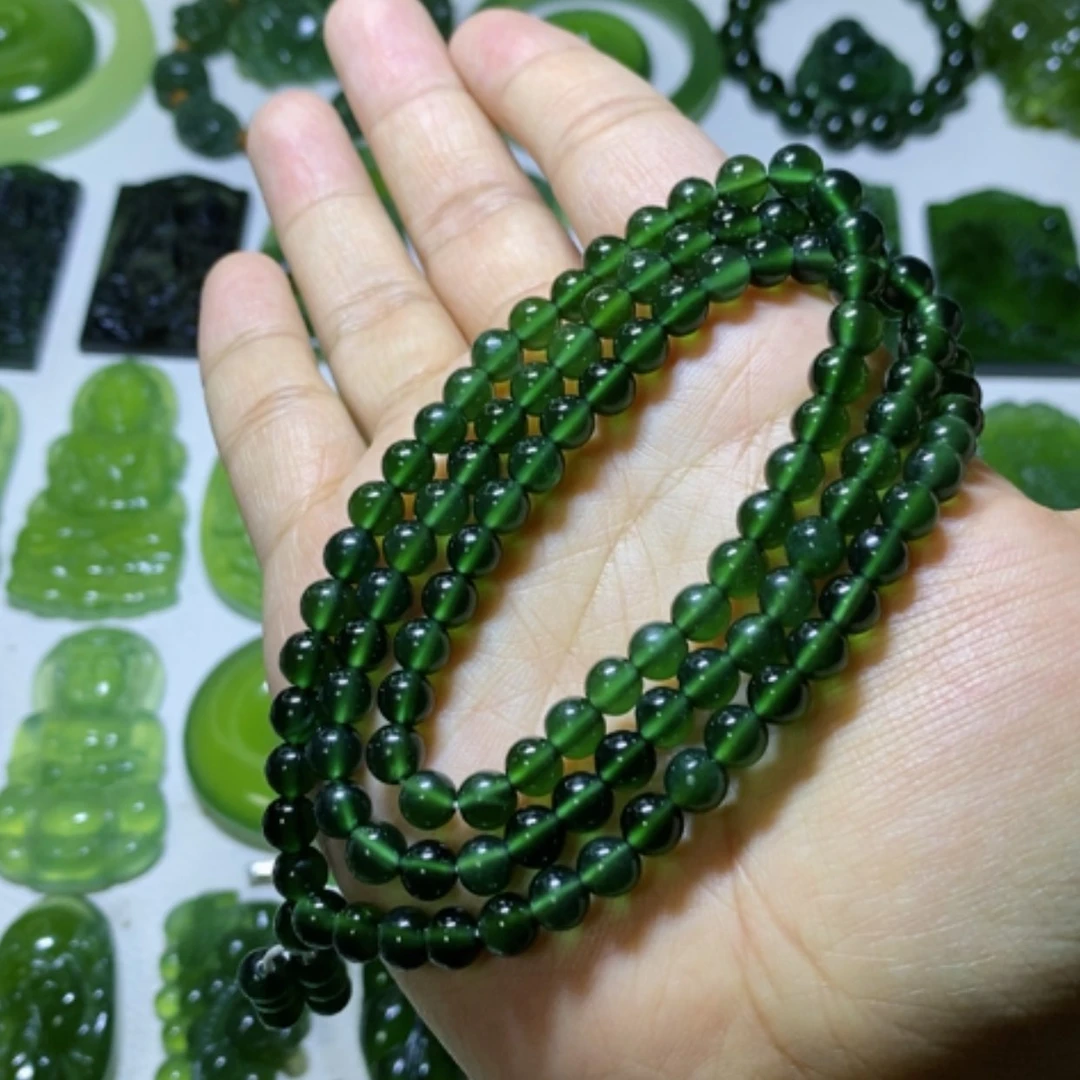 【闪购商品】未镶嵌蛇纹石玉手链