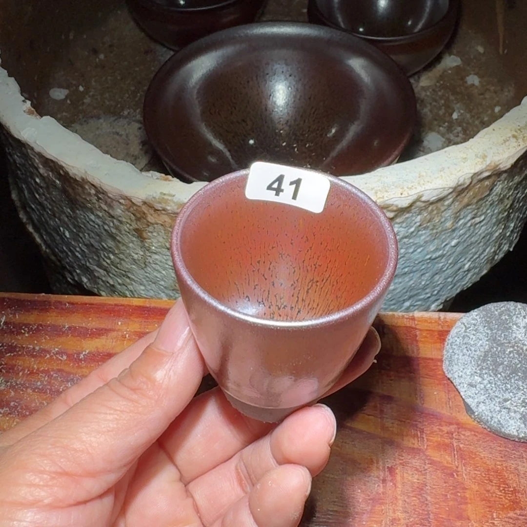 小雨茶盏，手工柴烧綫*