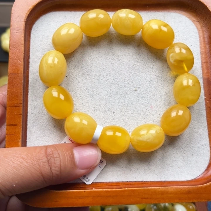 琥珀未镶嵌珠宝奇石M74号14+鸡油黄