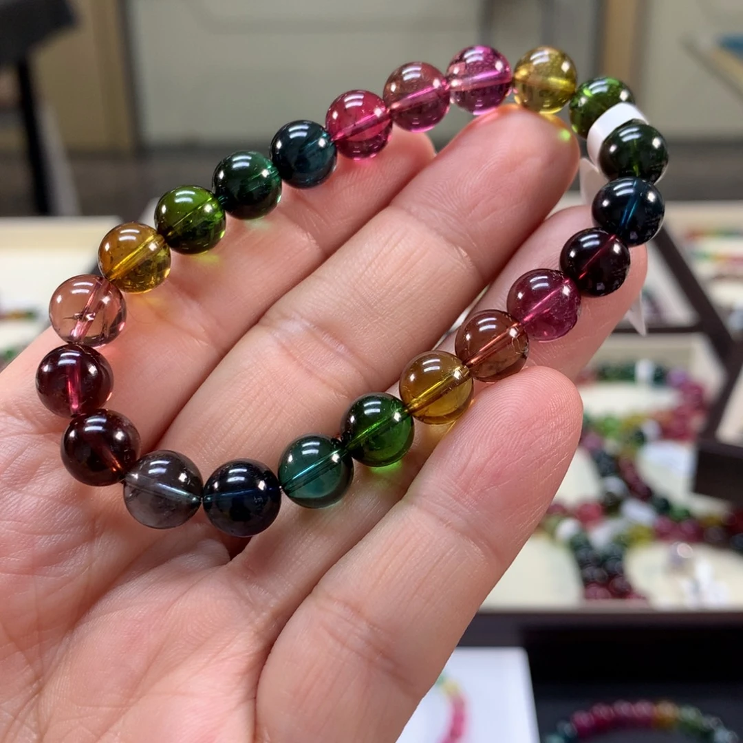 碧玺手链未镶嵌8.6左右