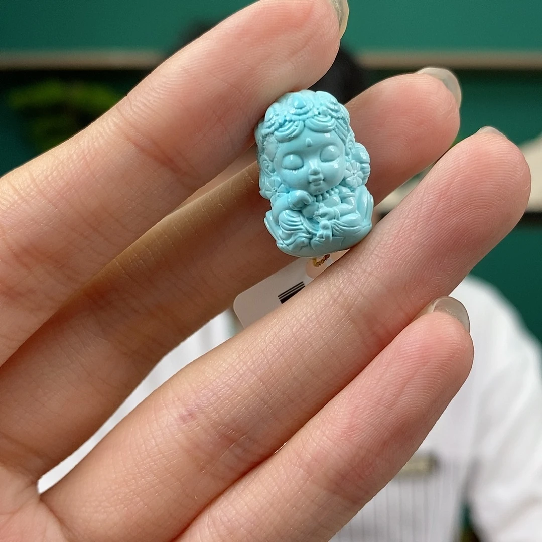 未镶嵌绿松石珠宝奇石