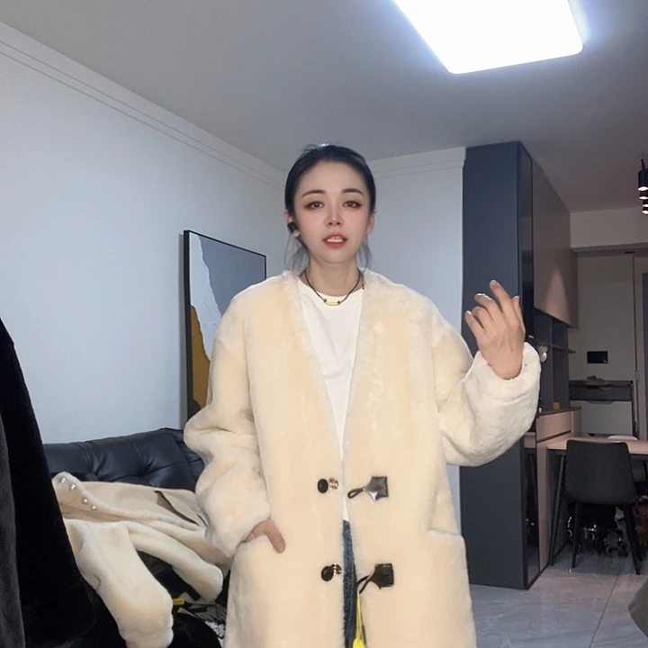 绵羊皮美丽奴皮毛一体M120、L130斤拍下备注尺码