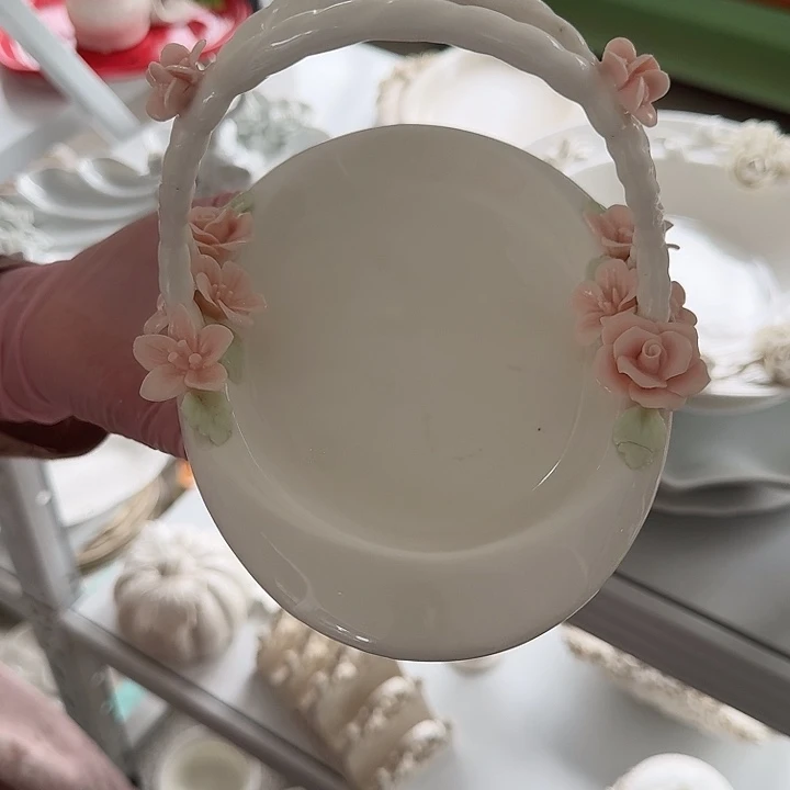 瑕疵有货去拍玫瑰花提篮