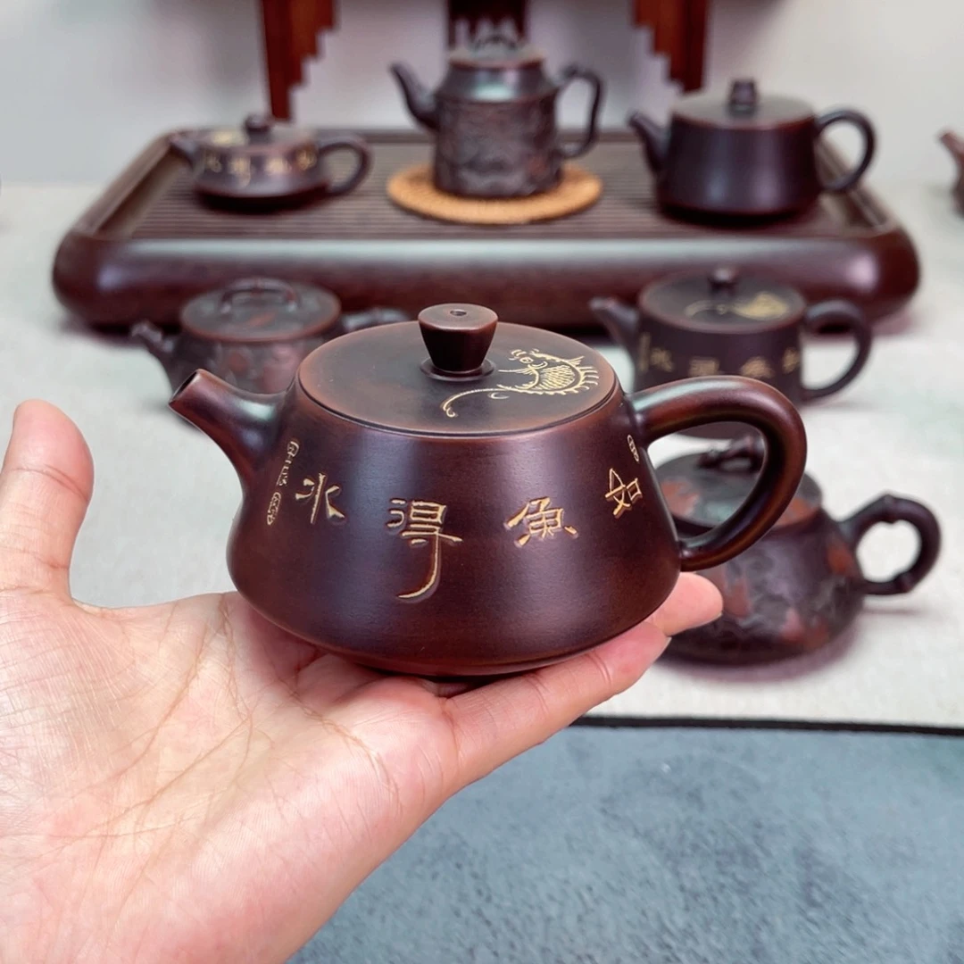 壶哎**生石瓢内盖150毫升壶