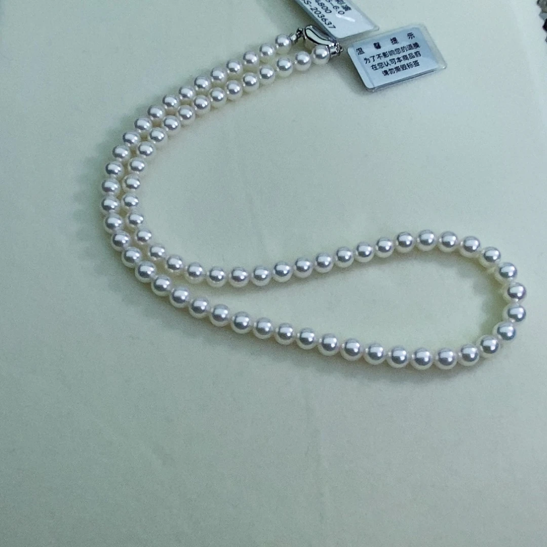 海水珍珠未镶嵌项链极光极凛5.5-6 mm