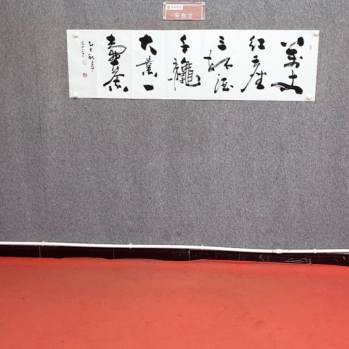 书法万丈红尘作品