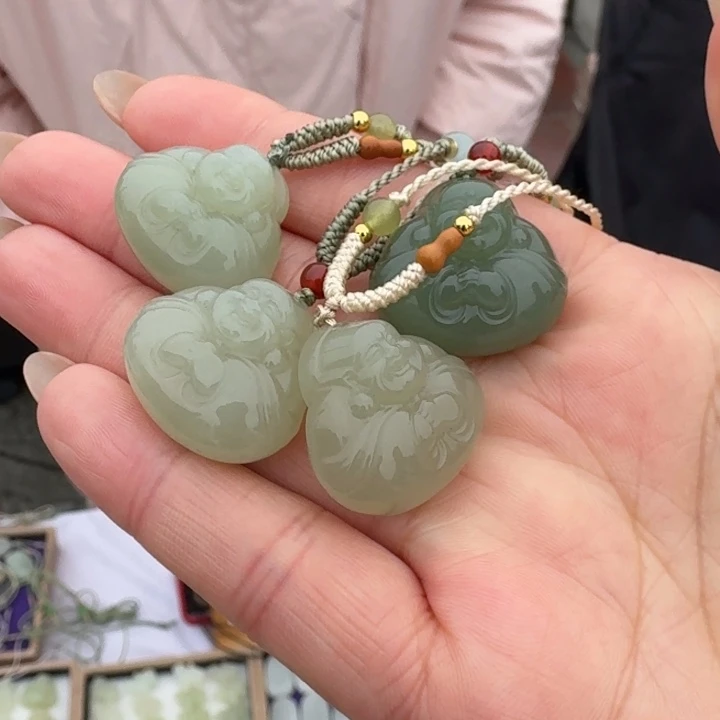 和田玉未镶嵌颈饰拍一发一多样性23菲