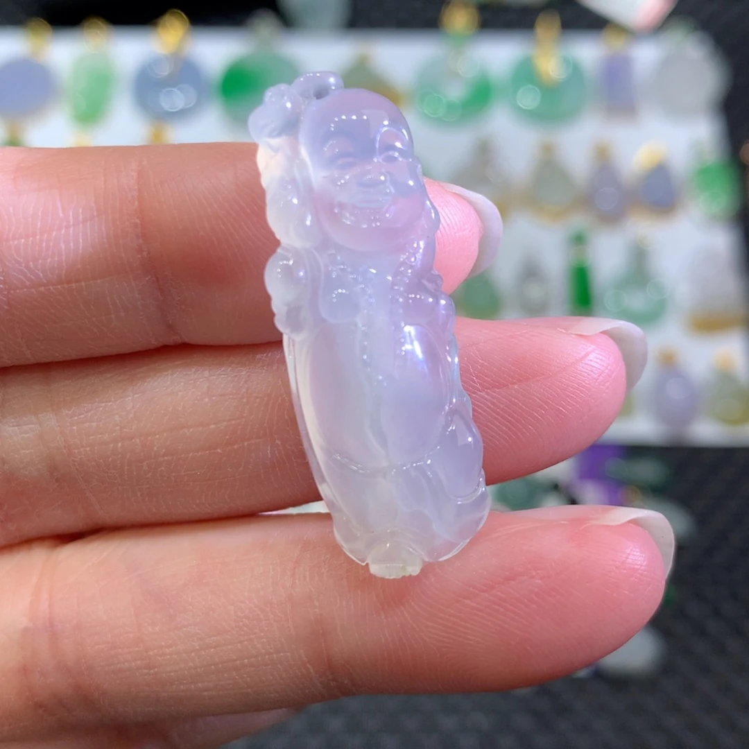 翡翠颈饰未镶嵌翡翠吊坠的未镶嵌