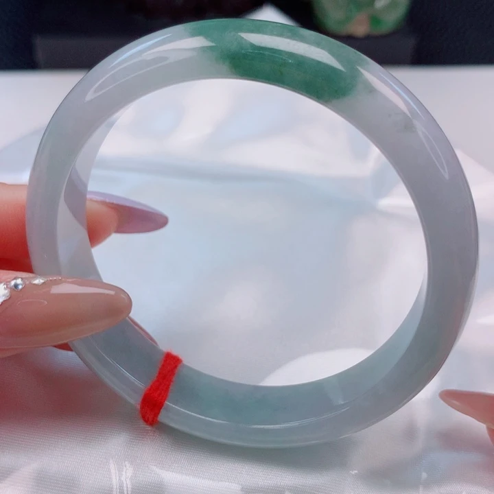 翡翠未镶嵌手镯57圈