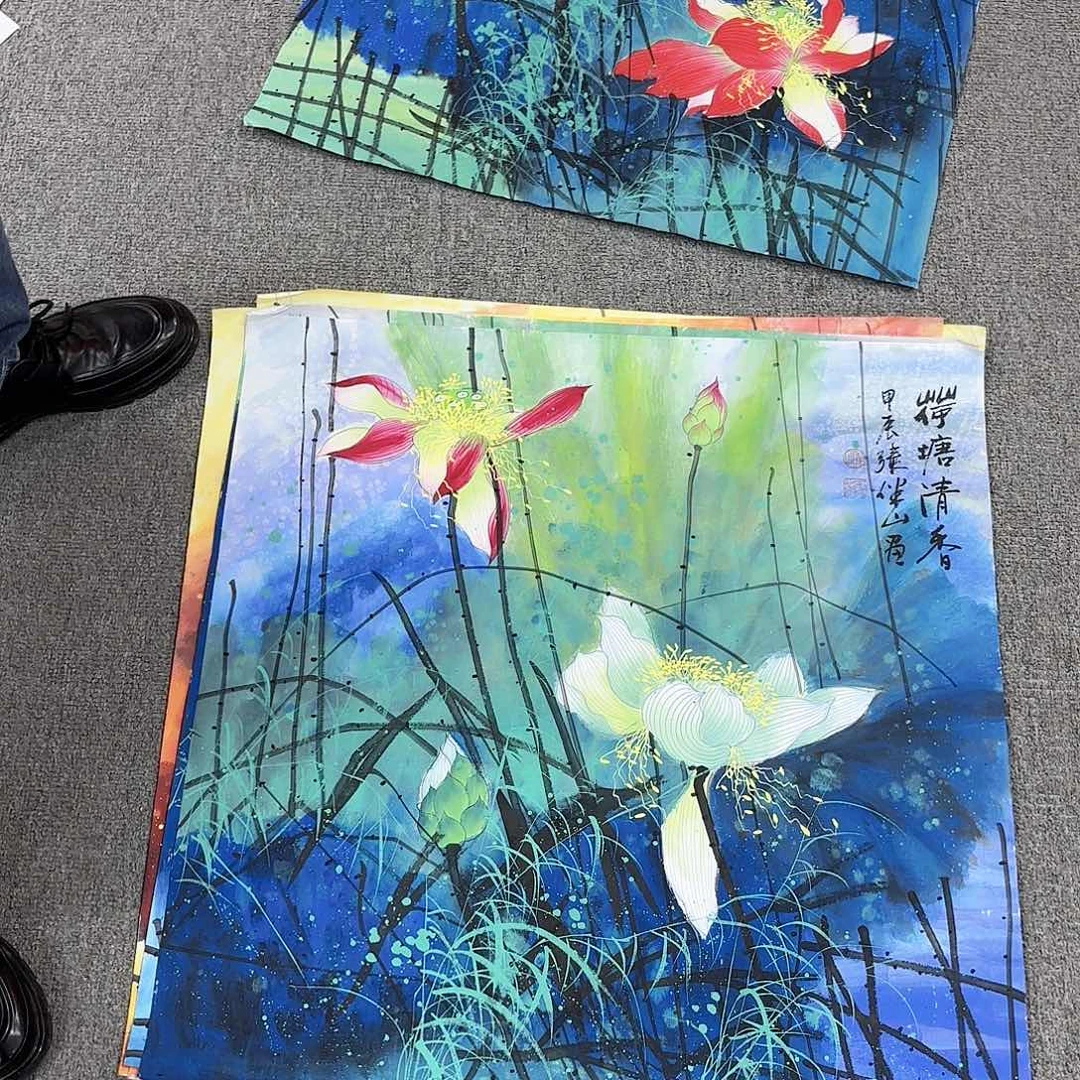 国画国画作品多次入选