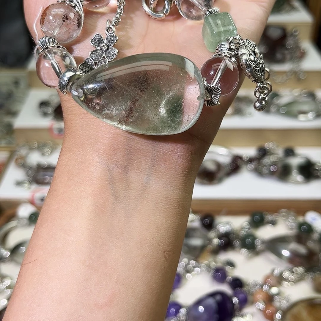 水晶手链合金s****手串