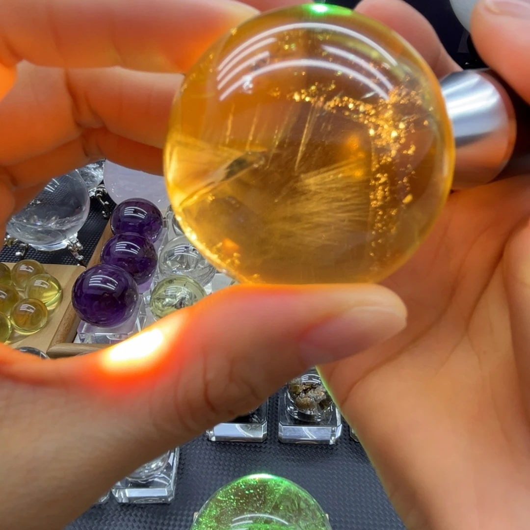 水晶珠宝半成品未镶嵌4.7公分