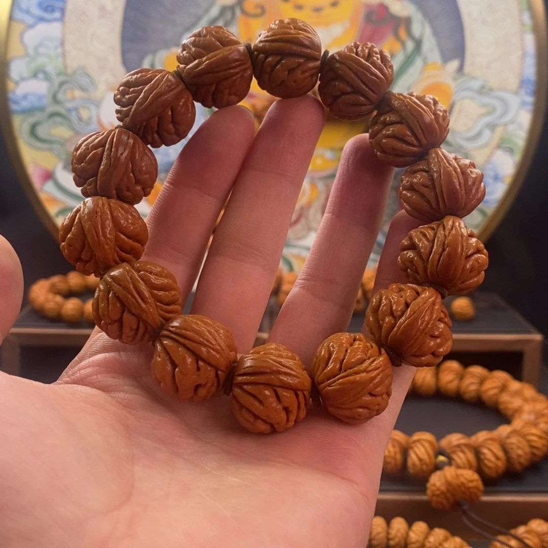 桃核手串22豹子头手串