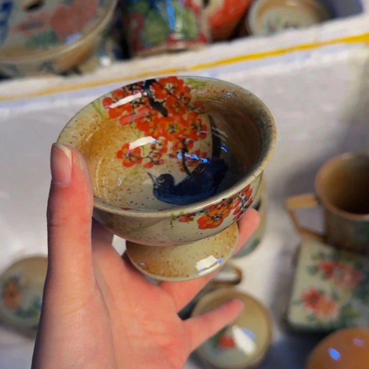 瓷片景德镇陶瓷手工手绘