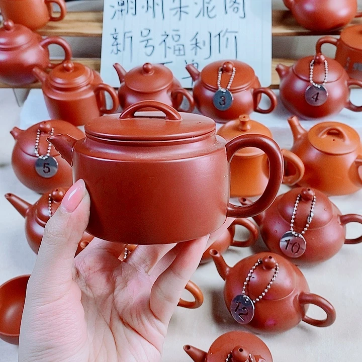 潮州朱泥壶大汉瓦180