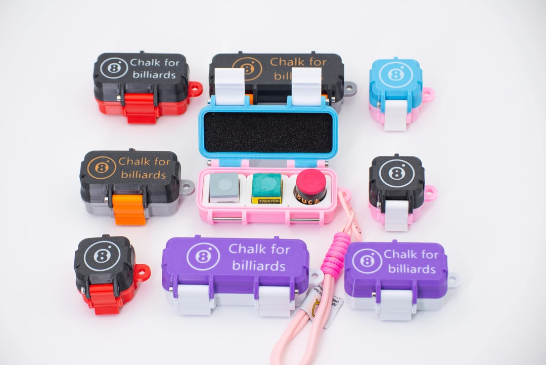 吾空粉净巧克粉收纳盒中八巧克粉收纳盒巧克盒巧克台球器材用品