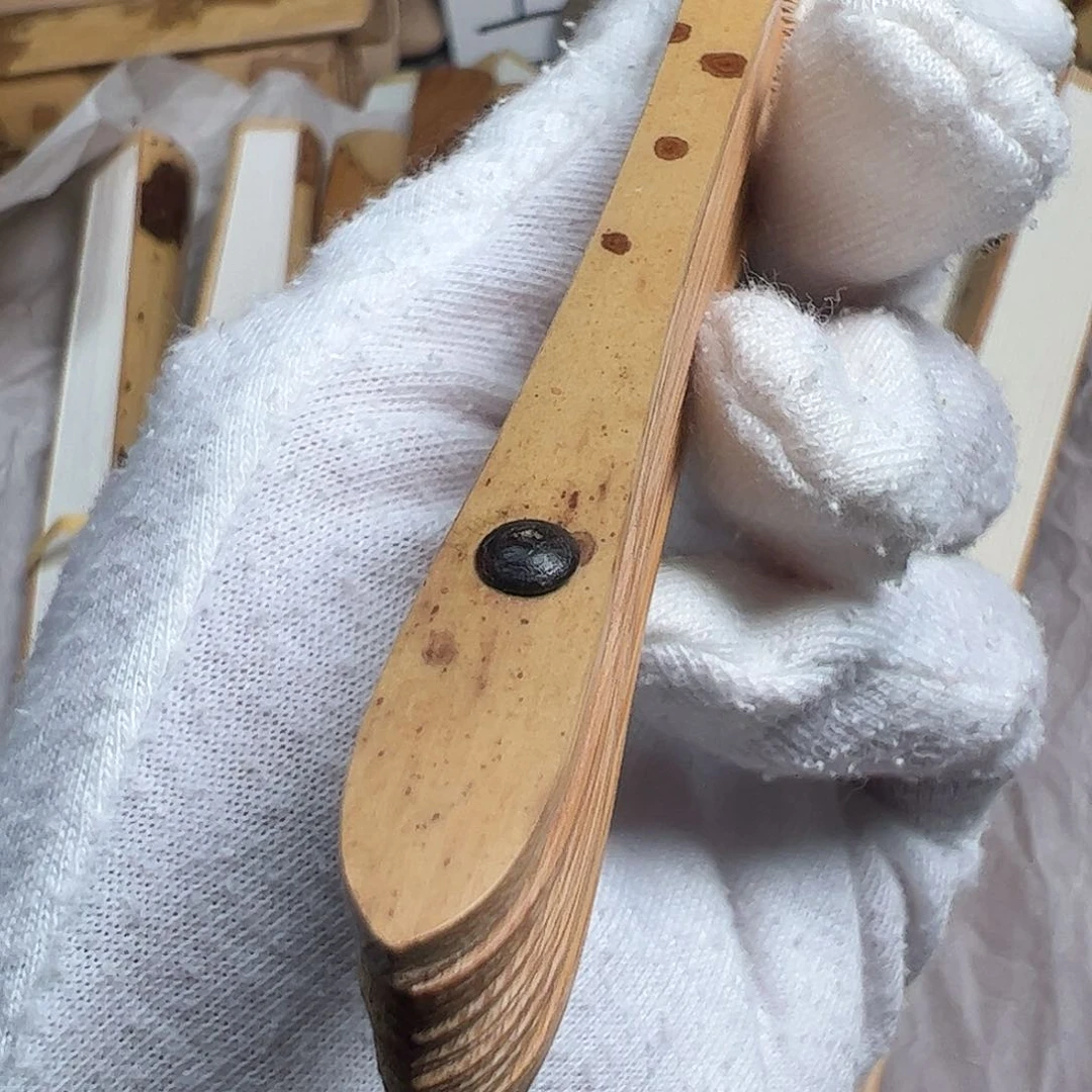 扇子芼****Y红香妃竹折扇尾巴