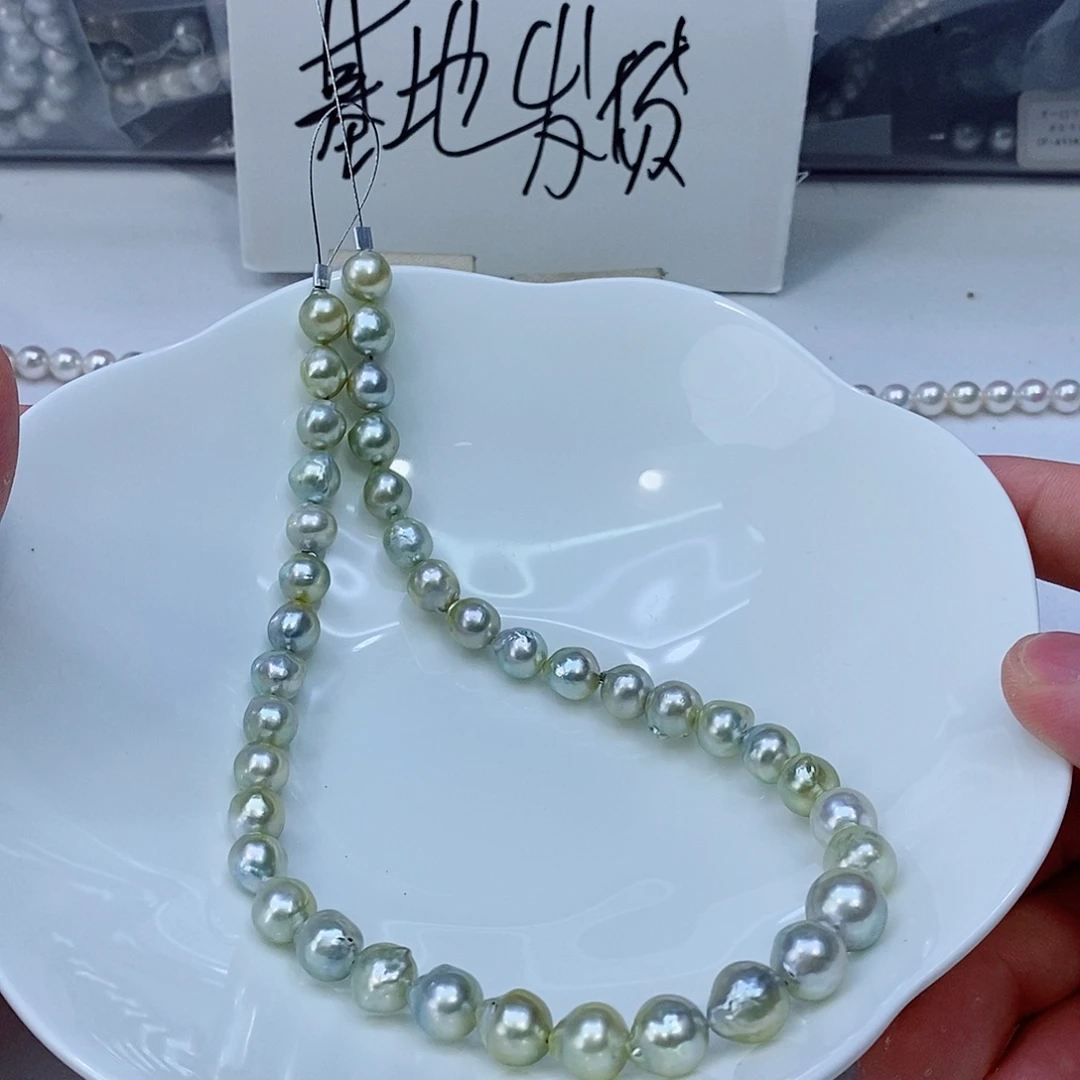 海水珍珠颈饰银S925镶嵌