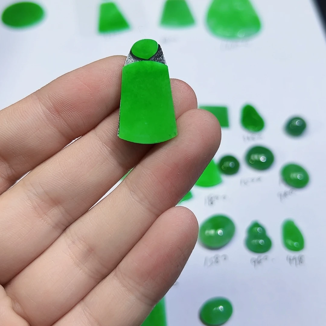 裸石翡翠c***c天然缅甸A货翡翠