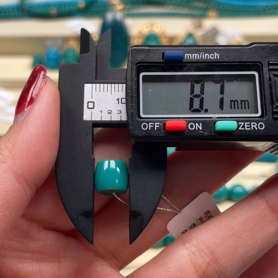 未镶嵌绿松石珠宝奇石直切