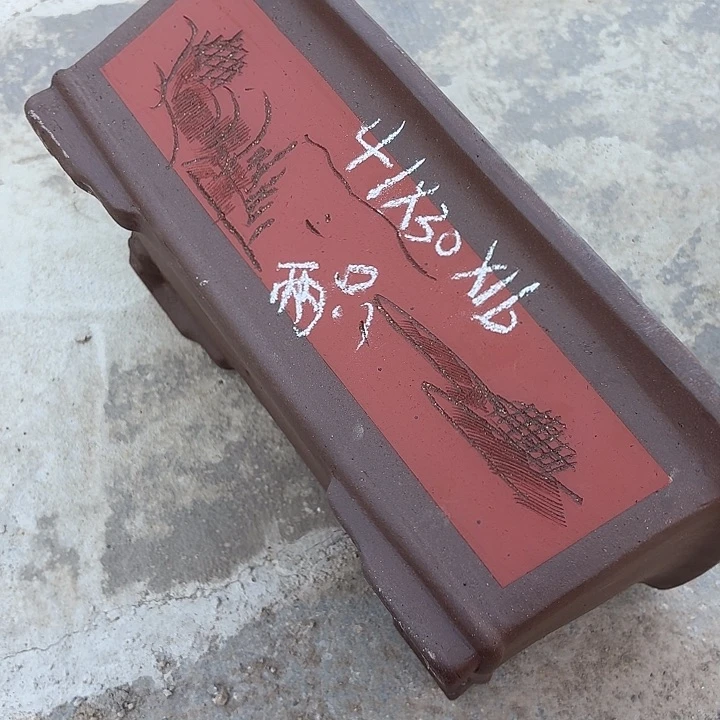 宜兴紫砂花盆，现货发