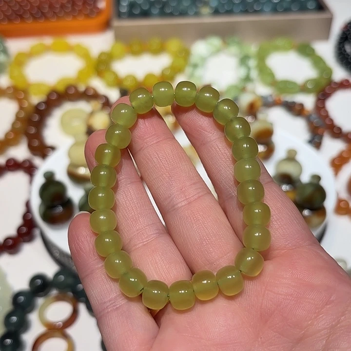 蛇纹石玉未镶嵌手串