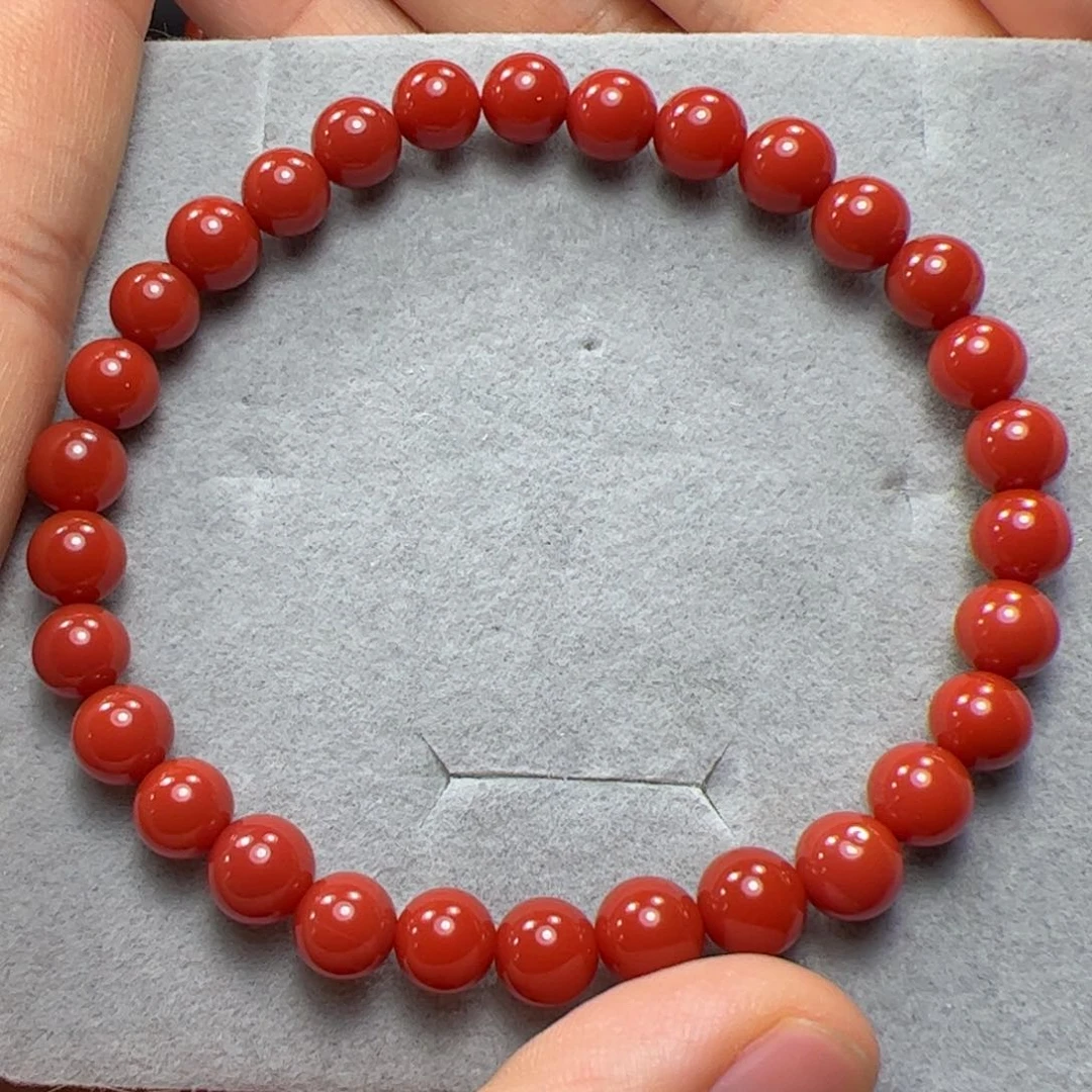 南红玛瑙手串未镶嵌