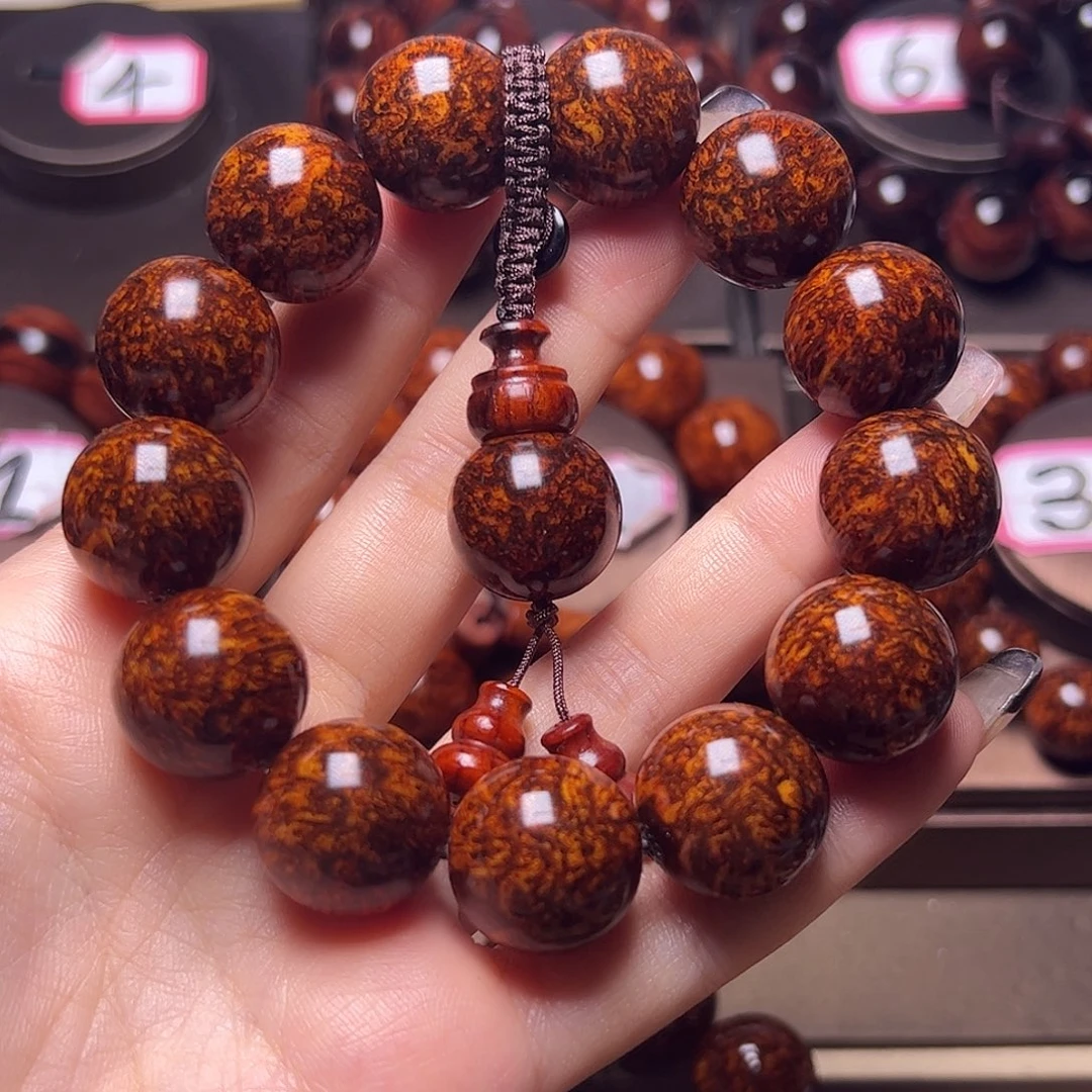 从***始黄花梨/降香黄檀1.8黄金底爆留疤加鱼鳞龙鳞