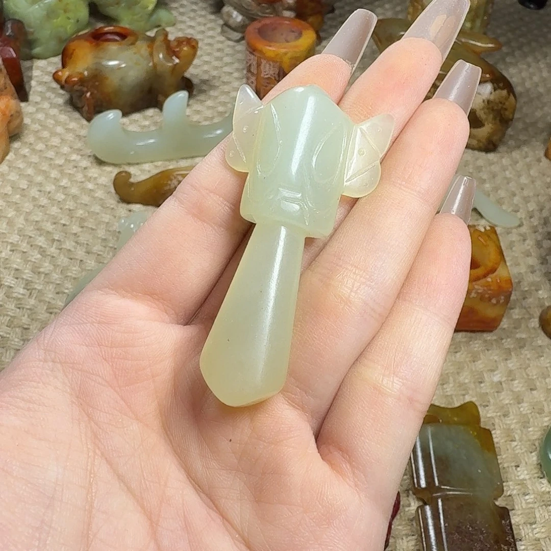 白玉菩提吊坠挂件