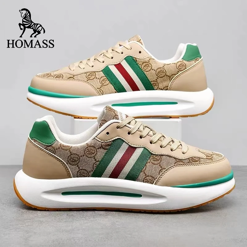 HOMASS霍玛仕男女通用男士潮流复古透气男士夏季透气潮流跑鞋