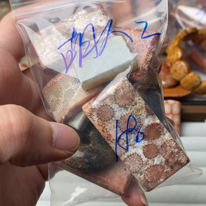 胡***二未镶嵌珊瑚玉硅化玉