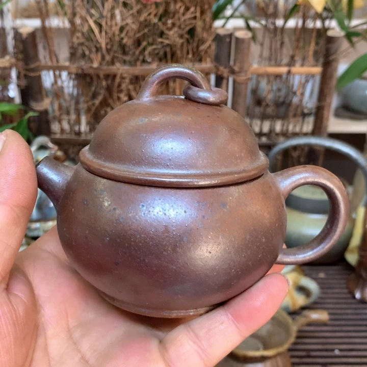 紫砂茶壶纯自然高温裸柴烧