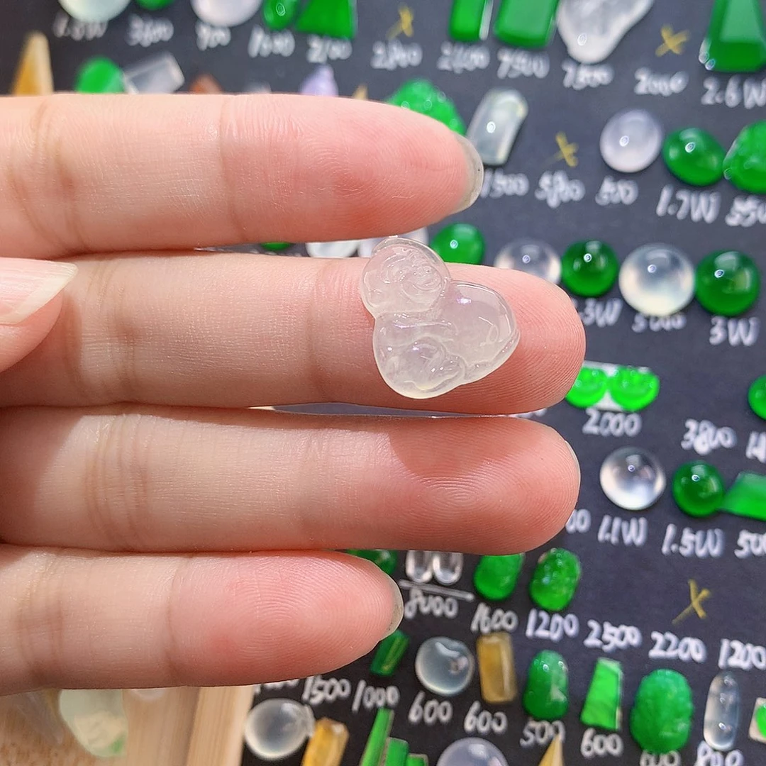 翡翠未镶嵌颈饰纯天然翡翠a货